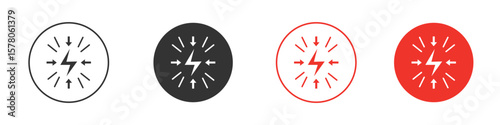 Conflict icon pack. Clipart Vector design