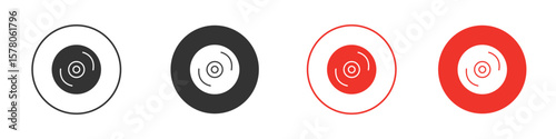 DVD icon pack. Clipart Vector design