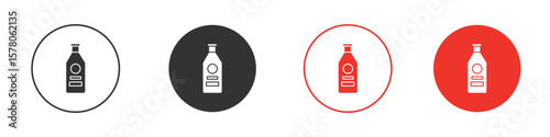 Gin icon pack. Clipart Vector design