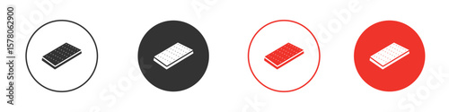 Mattress icon pack. Clipart Vector design