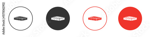 Mattress icon pack. Clipart Vector design