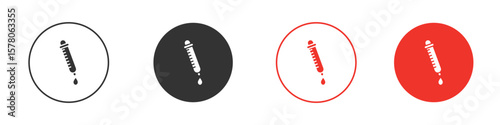Pipette icon pack. Clipart Vector design
