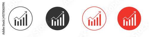 Stagflation icon pack. Clipart Vector design