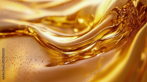 cascading ribbons of liquid metal