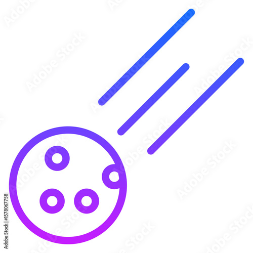 Meteorites Vector Icons