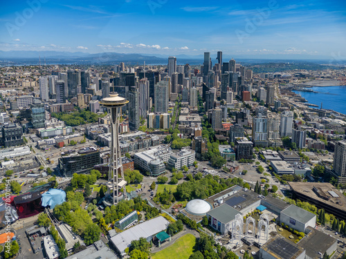Aerial view of Seattle