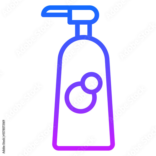 Shampoo Hair Vector Icons
