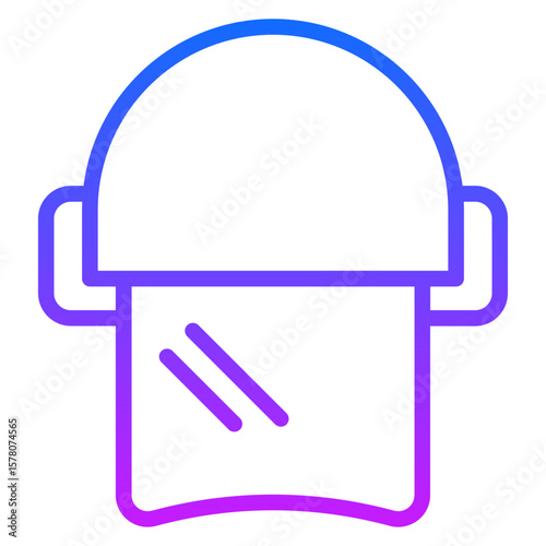 Police Helmet Vector Icons