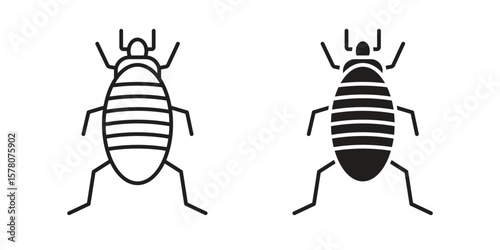 Bedbug icon vector design, perfect for website ui designs
