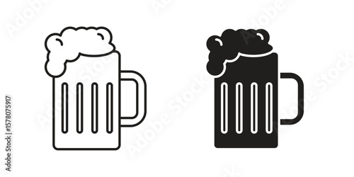 Beer icon vector design, perfect for website ui designs
