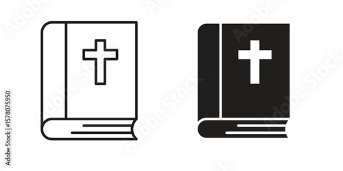 Bible icon vector design, perfect for website ui designs