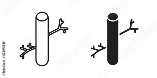 Blood vessel icon vector design, perfect for website ui designs