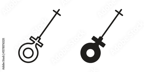 Car dipstick icon vector design, perfect for website ui designs