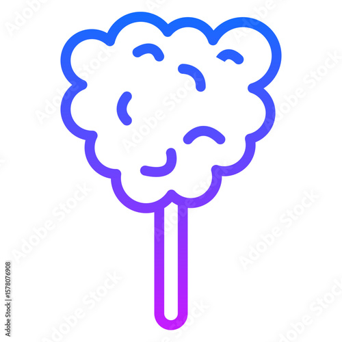 Cotton Candy Vector Icons