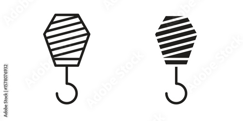 Crane icon vector design, perfect for website ui designs