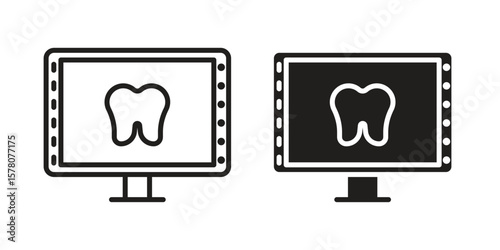 Dental X ray icon vector design, perfect for website ui designs