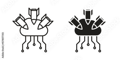 DOS icon vector design, perfect for website ui designs
