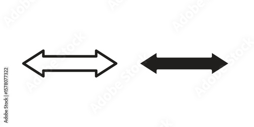 Double arrow icon vector design, perfect for website ui designs