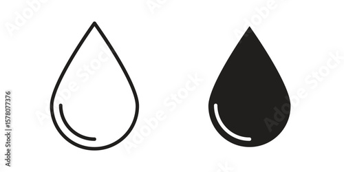 Drop icon vector design, perfect for website ui designs
