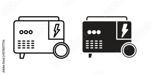 Generator icon vector design, perfect for website ui designs