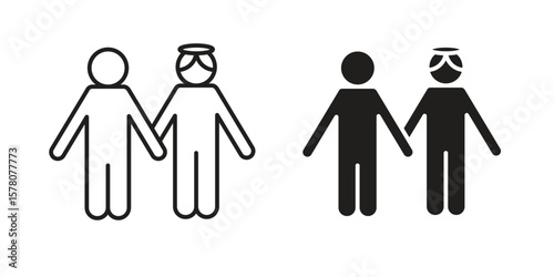 Girlfriend icon vector design, perfect for website ui designs