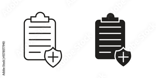 Health insurance icon vector design, perfect for website ui designs