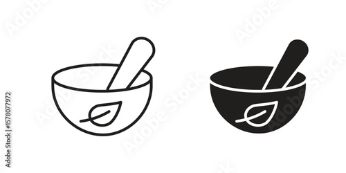 Herbal medicine icon vector design, perfect for website ui designs