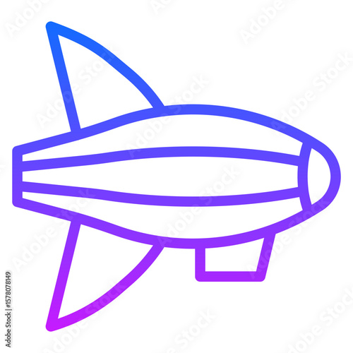 Zeppelin Vector Icons