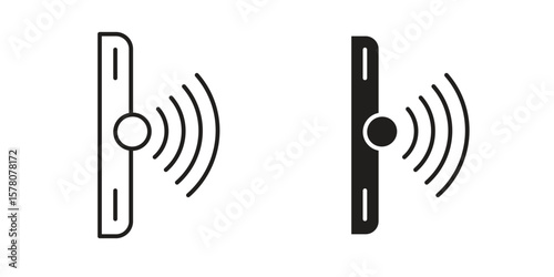 Infrared icon vector design, perfect for website ui designs