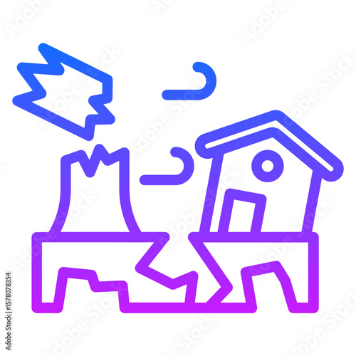 Earthquake Vector Icons