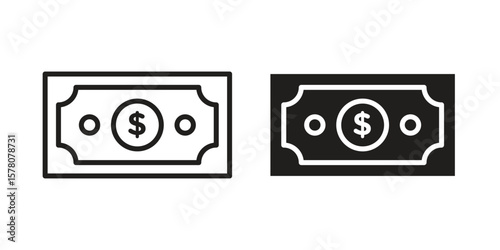 Money icon vector design, perfect for website ui designs