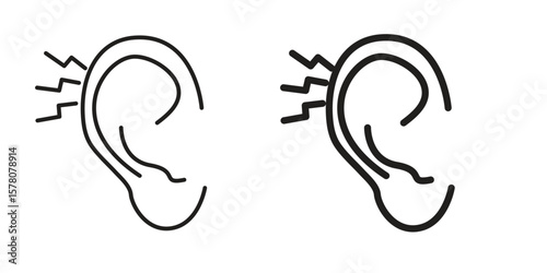 Otitis icon vector design, perfect for website ui designs