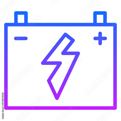 Auto Battery Vector Icons