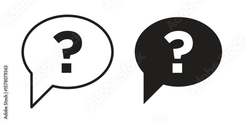 Question icon vector design, perfect for website ui designs