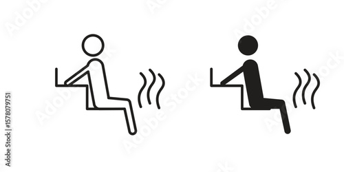 Sauna icon vector design, perfect for website ui designs