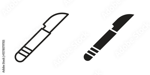 Scalpel icon vector design, perfect for website ui designs