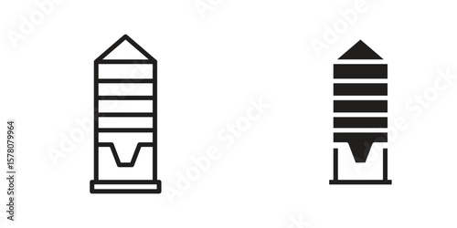 Silo icon vector design, perfect for website ui designs