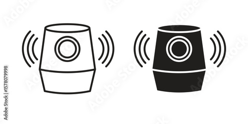 Smart speaker icon vector design, perfect for website ui designs