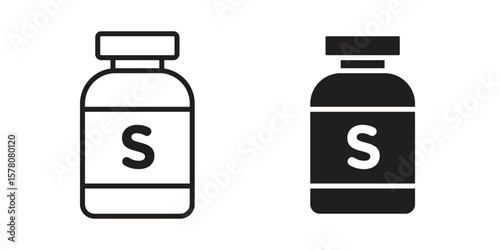 Solvent icon vector design, perfect for website ui designs