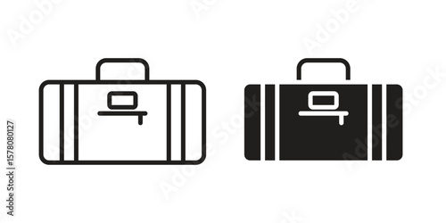 Sports bag icon vector design, perfect for website ui designs