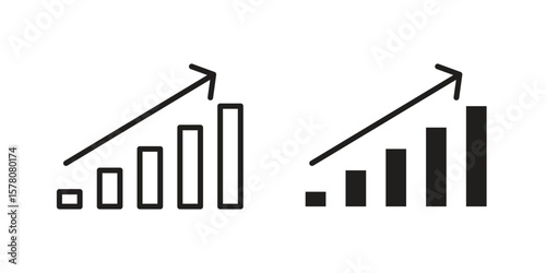 Stagflation icon vector design, perfect for website ui designs
