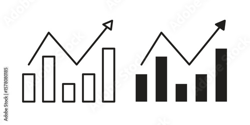 Stagflation icon vector design, perfect for website ui designs