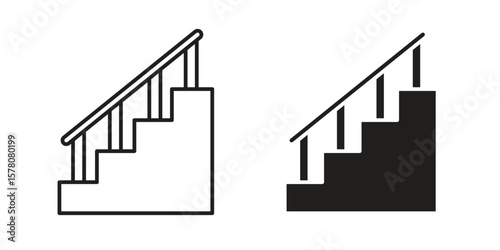 Stairs icon vector design, perfect for website ui designs