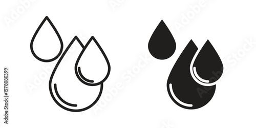 Tear drop icon vector design, perfect for website ui designs