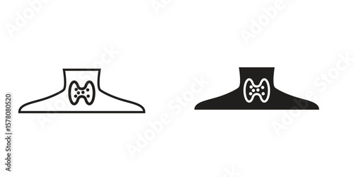Thyroid icon vector design, perfect for website ui designs