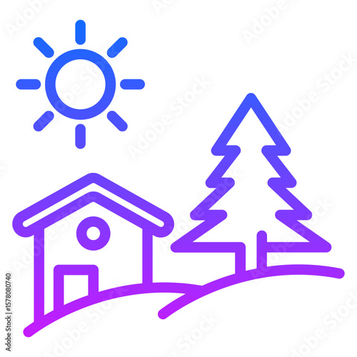 Christmas Morning Vector Icons