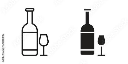 Vodka icon vector design, perfect for website ui designs