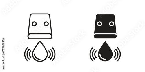 Water sensor icon vector design, perfect for website ui designs