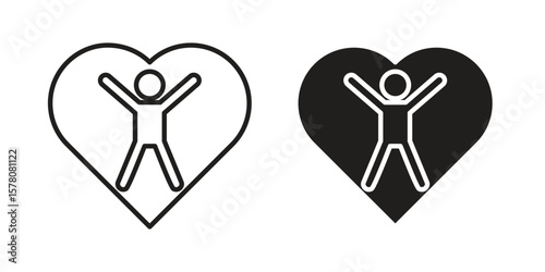 Wellness icon vector design, perfect for website ui designs