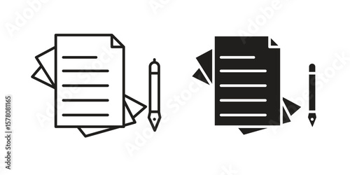 Wills and trusts icon vector design, perfect for website ui designs